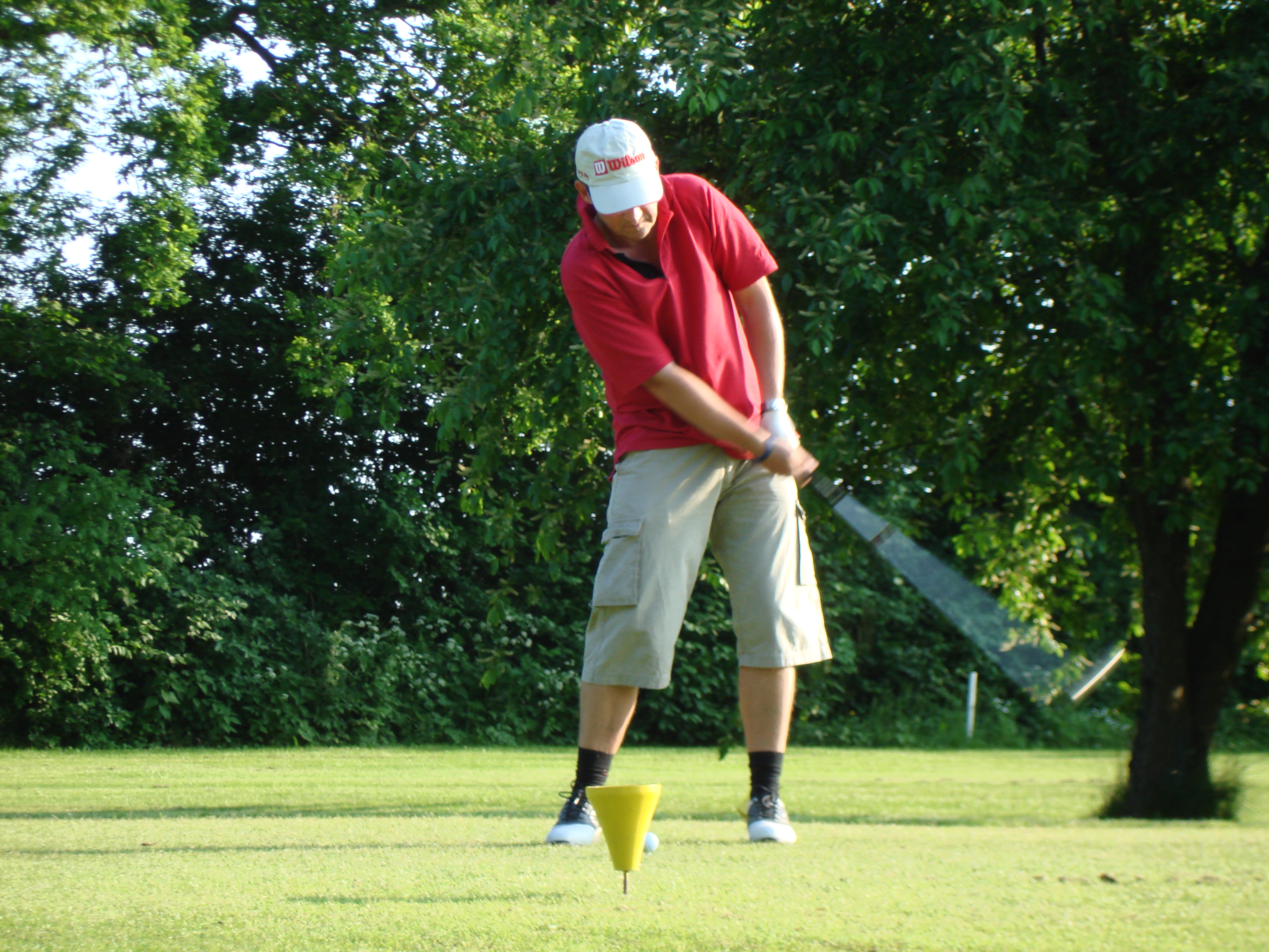 Niels Kristensen på 18. tee